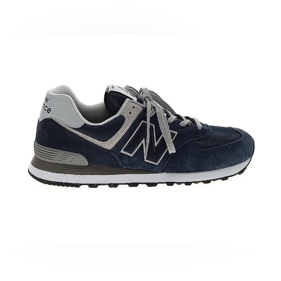 New Women's 574 Classic New Balance Navy & Gray Shoes Sneakers WL574EVN - US 11 - Picture 14 of 15